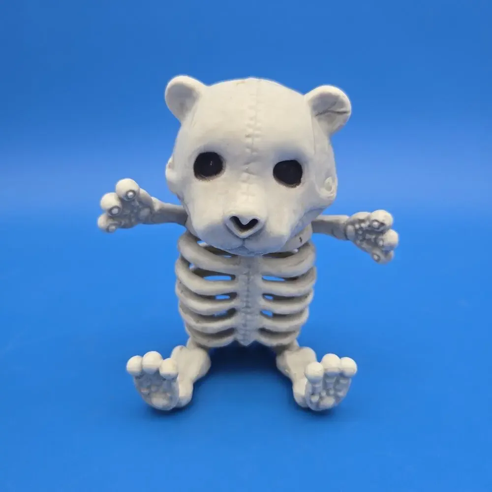 Lot Of 2 Seasons Crazy Bonez Teddy Bear Skeletons Halloween Decor Props
